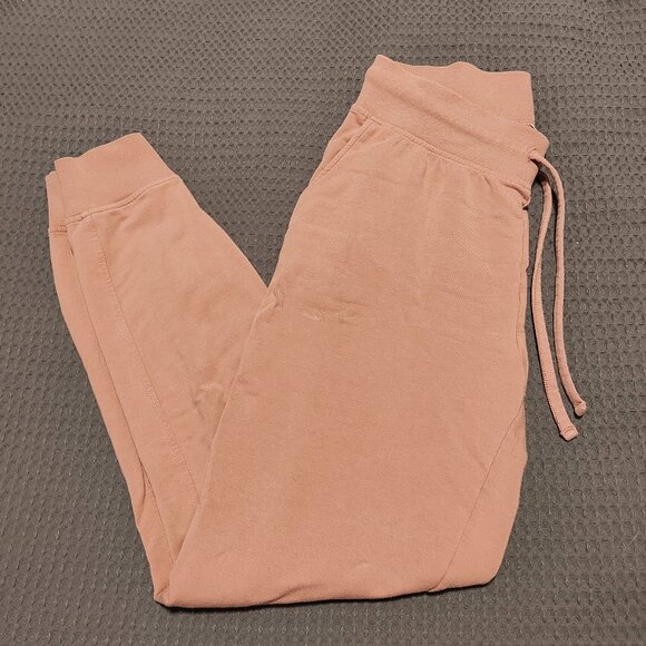 GUC Women's Knix Salmon Pink Joggers - Sz M - Picture 1 of 8
